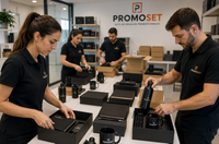 Montaje de kits corporativos personalizados antes del envío Montaje de kits corporativos personalizados antes del envío