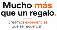 Mucho más que un regalo. Creamos experiencias que se recuerdan. Mucho más que un regalo. Creamos experiencias que se recuerdan.